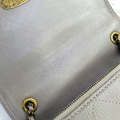 CHANEL COCO CURVE Light Purple Calfskin Quilted Shoulder Bag Tote Crossbody Bag Gold Hardware 24K Clasp-(SKU)-952954213