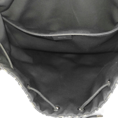 DIOR Explorer Black Canvas Monogram Quilted Backpack Golden Hardware-(SKU)-966460846