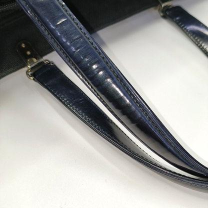 DIOR Tote bag Black Fabric Single Shoulder Bag Silver Hardware Pouch detachable shoulder strap-(SKU)-929190229