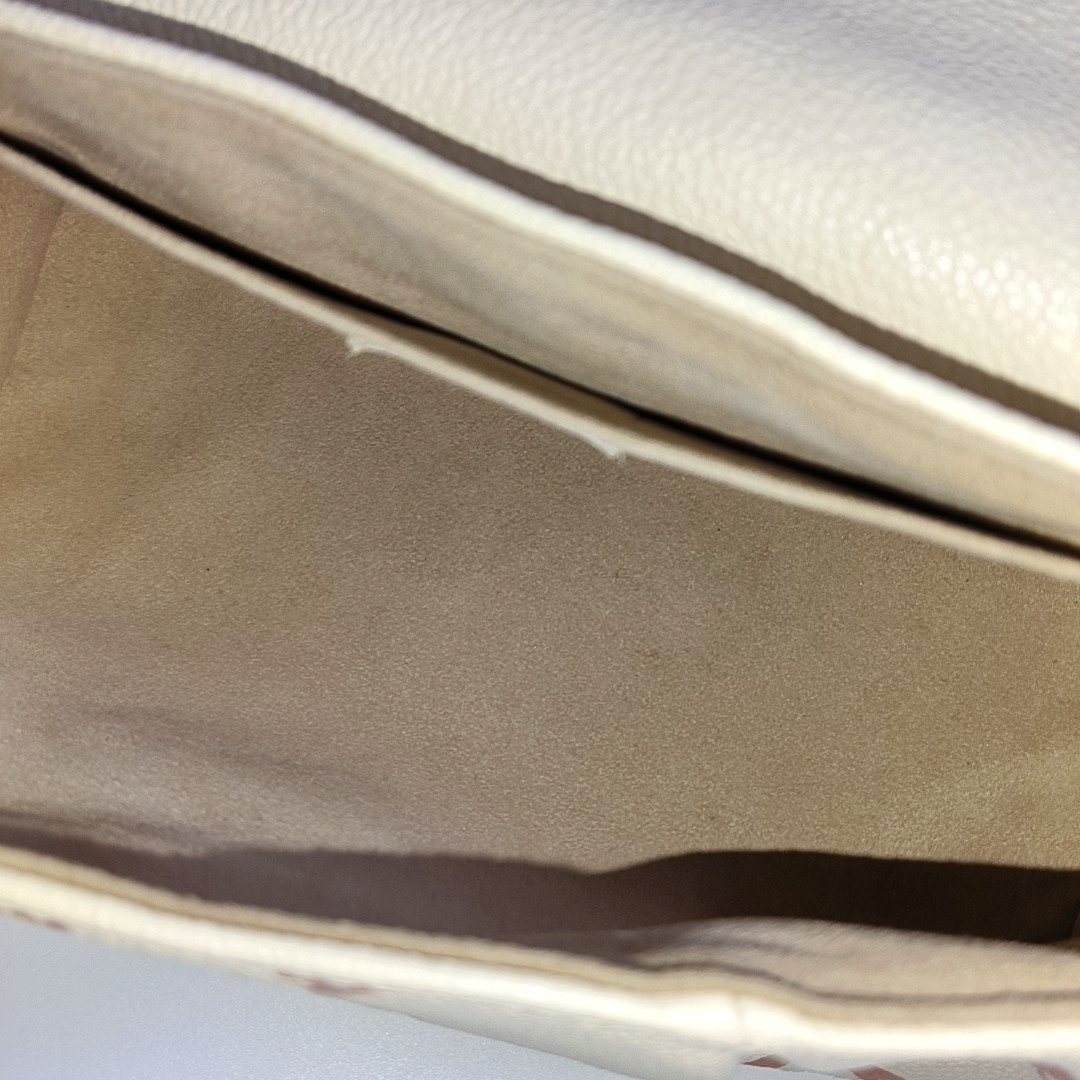 LOUIS VUITTON FAVORITE Beige Calfskin Monogram Embossed Single Shoulder Bag Crossbody with Gold Hardware Removable Shoulder Strap-(SKU)-963703492