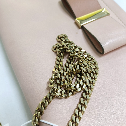 Chloé Pink Cowhide Crossbody Bag Golden hardware-(SKU)-944789609