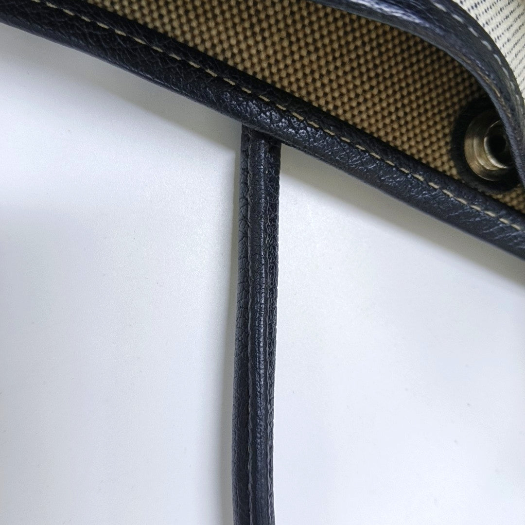 HERMÈS Garden Party 30 Milk White Canvas Garden Bag Crossbody Shoulder Bag Golden Hardware 🄷 Removable Shoulder Strap-(SKU)-966563911