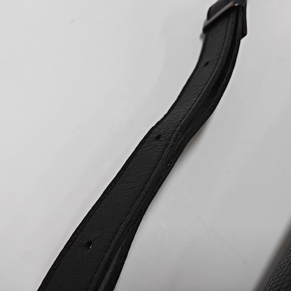 YSL Black Leather Crossbody Bag Single Shoulder Bag Golden hardware Removable shoulder strap-(SKU)-953941805