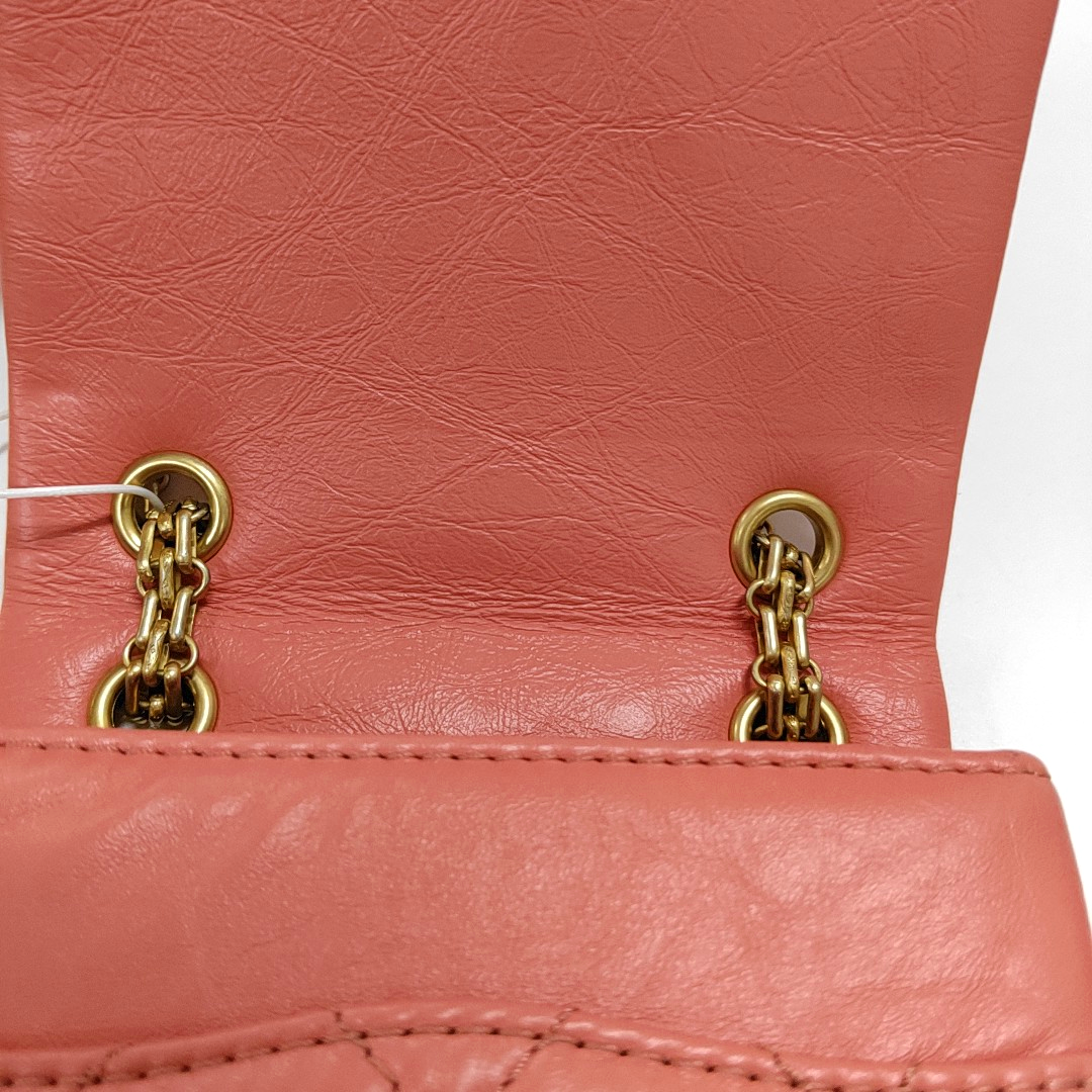 CHANEL 2.55 Pink Lamb Skin Quilted Shoulder Bag and Crossbody with Detachable Strap, Gold Hardware, 30 Compartments-(SKU)-959226683