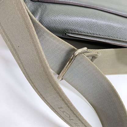 LOUIS VUITTON ROMAN Grey Cowhide Crossbody Bag Silver Hardware-(SKU)-954717295