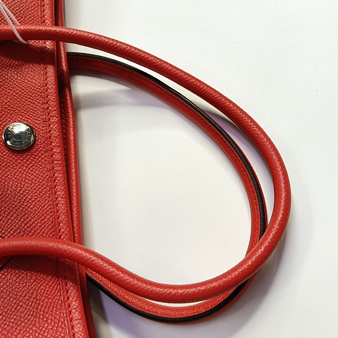 HERMÈS Garden Party 30 Jaipur Pink Epsom Calfskin Garden Bag Tote Bag Silver Hardware A-(SKU)-963352464