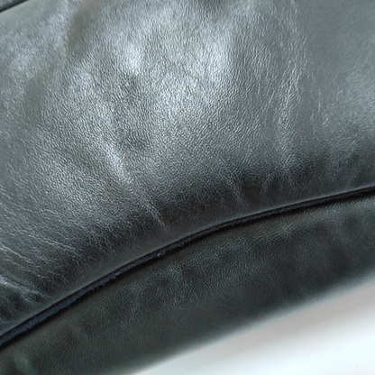 CHANEL VINTAGE PUFFY Black Lamb Leather Handbag with Gold Hardware 28 opening-(SKU)-954943772