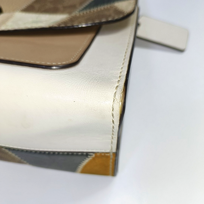 COACH PARKER 26 Multicolor Cowhide Monogrammed Single Shoulder Bag Crossbody Ruthenium color hardware-(SKU)-939954469