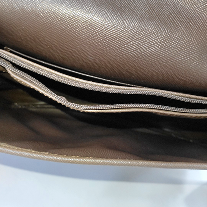 BURBERRY Khaki Canvas Single Shoulder Bag, Crossbody Bag Golden hardware-(SKU)-954359550