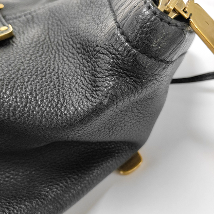 YSL DOWNTOWN CABASBlack Leather Single Shoulder Bag-(SKU)-939374057