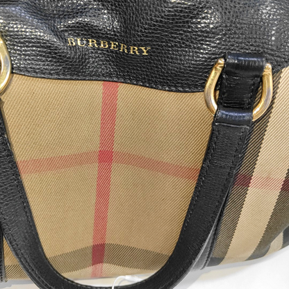 BURBERRY Alchester Multicolor Canvas Handbag Golden hardware-(SKU)-939790011