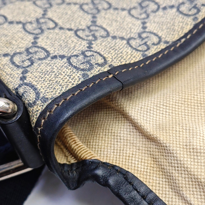 GUCCI Khaki Coated Canvas Old Flower Single Shoulder Bag Crossbody Bag Golden hardware-(SKU)-956510799