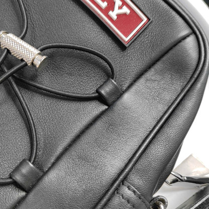 BALLY Camera Bag Black Cowhide Single Shoulder Bag Crossbody Bag Silver Hardware-(SKU)-944005829
