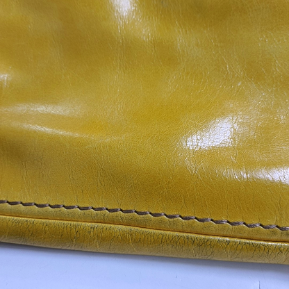 PRADA Tote bag Yellow Leather Crossbody Bag Golden hardware Removable shoulder strap-(SKU)-959736283