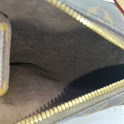 LOUIS VUITTON SIDE TRUNK Small Size Brown Coated Canvas Monogram Stud Soft Box Single Shoulder Bag Tote Bag Crossbody Bag with Detachable Straps-(SKU)-969906636
