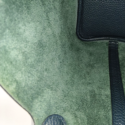 HERMÈS Picotin Lock 18 Rousseau Green Clemence Leather Tote Bag Silver Hardware C Clasp-(SKU)-965271626