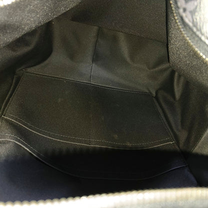 LOUIS VUITTON DISCOVERY Small Black Coated Canvas Monogram Black Samurai Backpack Tote Bag with Silver Hardware-(SKU)-967721864