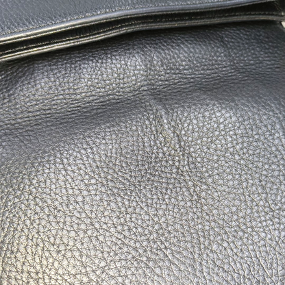 COCCINELLE Black Leather Single Shoulder Bag Golden hardware Removable shoulder strap-(SKU)-14421257