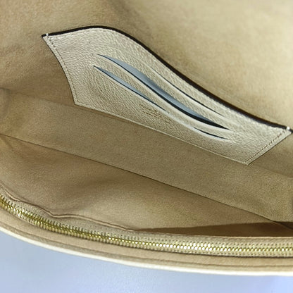 LOUIS VUITTON IVY Beige Calfskin Monogram Printed Crossbody Bag with Gold Hardware and 2 Detachable Straps, Complete Accessories-(SKU)-966165877