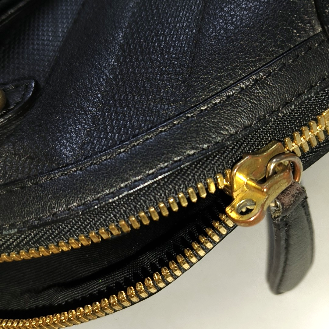 BURBERRY Tote bag Black Cowhide Embossed Single Shoulder Handbag Tote Bag Crossbody Bag Golden hardware Removable shoulder strap-(SKU)-14450075