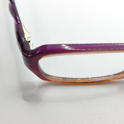 Alexander McQUEEN Purple Synthetic Plain Glasses-(SKU)-14499191