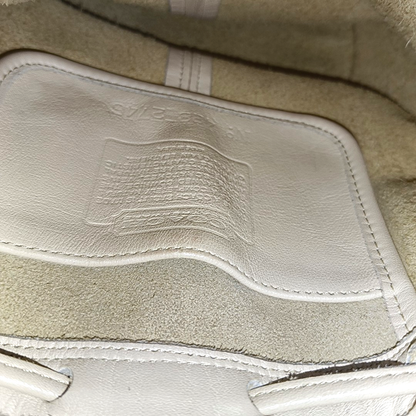 COACH Bucket bag Beige Leather Single Shoulder Bag Golden hardware-(SKU)-934222041