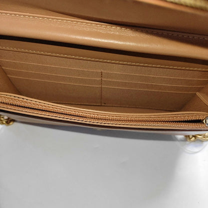 CHANEL BOY CHANEL WOC Brown Calfskin Quilted Crossbody Shoulder Bag with Golden Hardware-(SKU)-968235657