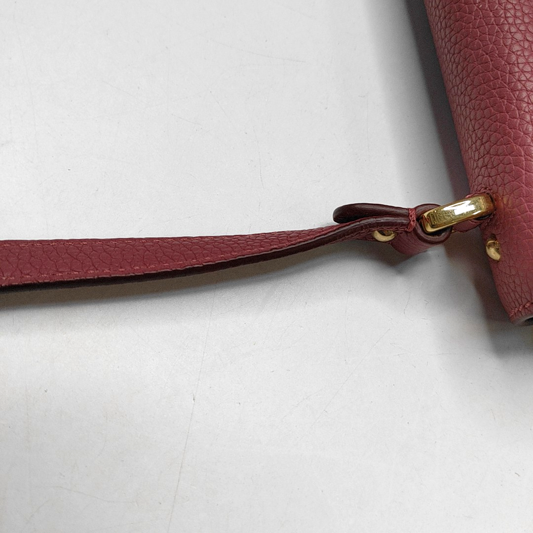 FERRAGAMO Blush Pink Calfskin Crossbody Single Shoulder Bag Golden hardware-(SKU)-944292181