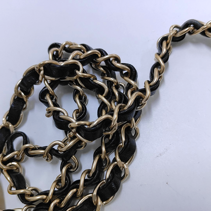 CHANEL 2.55 Black Patent Leather Single Shoulder Bag Crossbody Bag Golden Hardware 12 Clasp-(SKU)-956888916