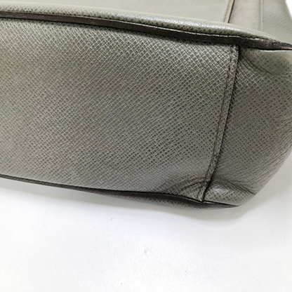 LOUIS VUITTON ROMAN Gray Cowhide Crossbody Single Shoulder Bag Silver Hardware-(SKU)-958340787