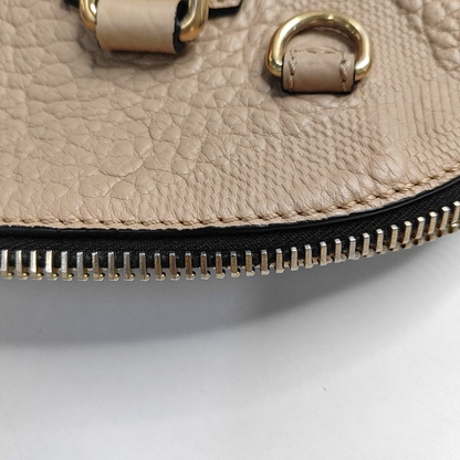BURBERRY Sartorial Orchard Small size Nude Pink Cowhide Tote Bag Single Shoulder Bag Crossbody Golden hardware-(SKU)-943770411