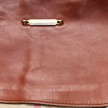 BURBERRY Red cowhide shoulder bag crossbody bag Golden hardware Removable shoulder strap-(SKU)-954287529