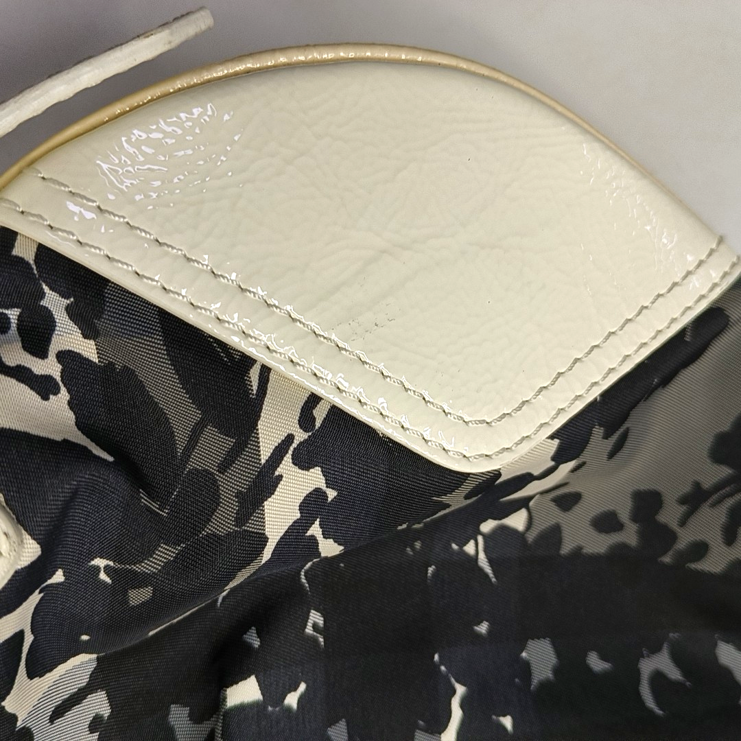 BURBERRY Black Fabric Tote Bag Single Shoulder Bag Silver Hardware-(SKU)-957270532