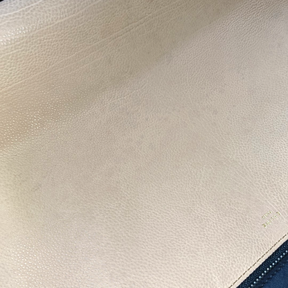 CELINE EDGE Contrast Color Cowhide Tote Bag Silver Hardware-(SKU)-946473124
