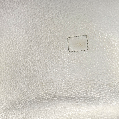 TORY BURCH Chelsea White Leather Crossbody Shoulder Bag Handbag Golden hardware-(SKU)-937687328