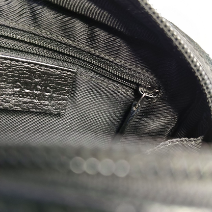 GUCCI Camera Bag Black canvas monogram handbag Black hardware-(SKU)-952266116