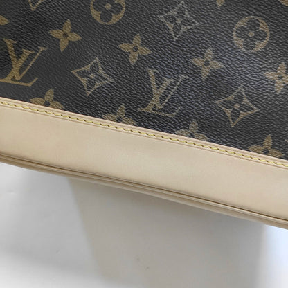 LOUIS VUITTON NOÉ Brown Coated Canvas Monogram Bucket Bag Shoulder Bag, Crossbody Bag with Detachable Strap, Gold Hardware-(SKU)-965774129