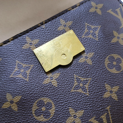 LOUIS VUITTON CLUNY Small Brown Coated Canvas Monogram Cluny Shoulder Bag Crossbody Tote Bag Convertible Strap-(SKU)-958624188