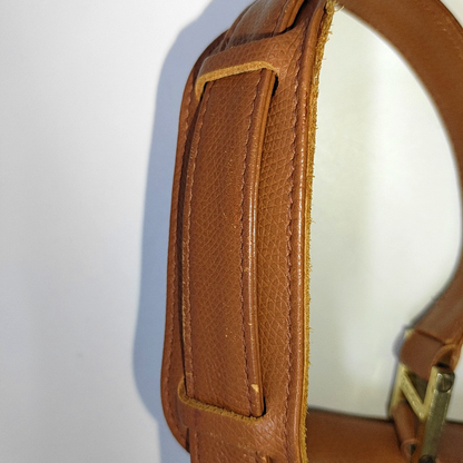 MCM Brown Cowhide Single Shoulder Bag Tote Golden hardware-(SKU)-930978260