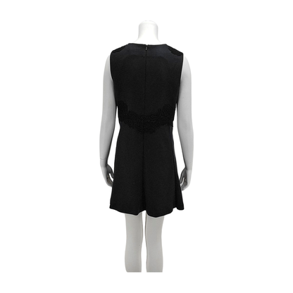 Chloé Lcode Summer navy blue wool ladies sleeveless mid-length dress-(SKU)-935451593