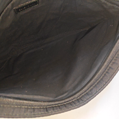 BALENCIAGA Cabas Black Canvas Printed Fanny Pack Ruthenium color hardware-(SKU)-948124295