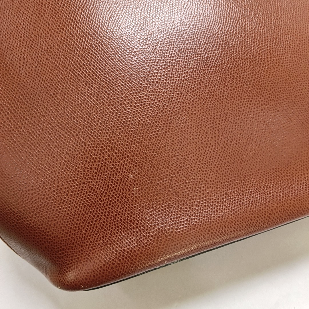 CELINE Tote bag Brown Cowhide Handbag Silver Hardware-(SKU)-951157381