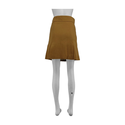 Chloé XScode Autumn and Spring Brown Wool Ladies Short Half Skirt-(SKU)-935901170