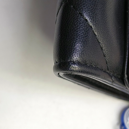 CHANEL CHANEL 19 Black Sheepskin Quilted Diamond Pattern Crossbody Bag Single Shoulder Bag Golden Silver Palladium Hardware 31 Clasp-(SKU)-951093853