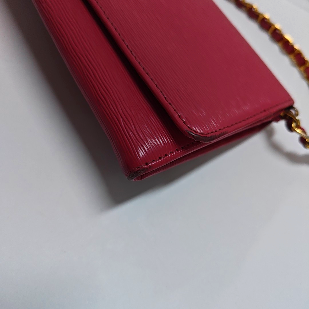 PRADA Pink Cowhide Single Shoulder Bag Crossbody Bag Golden hardware Removable shoulder strap-(SKU)-945700600