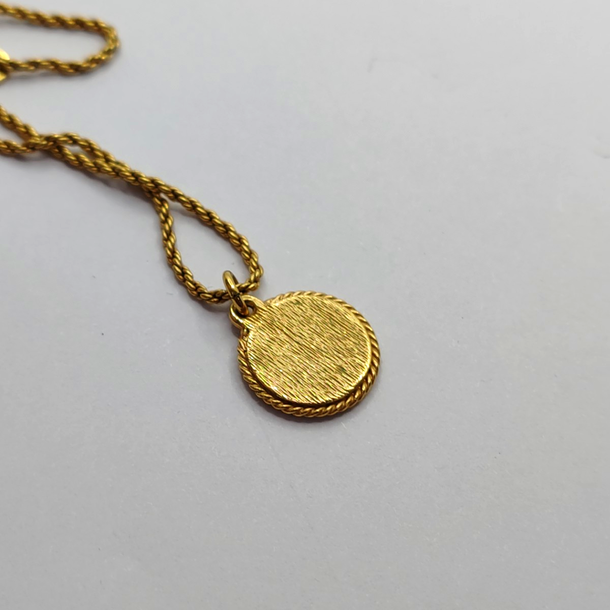 DIOR Insignia Golden Alloy Necklace Length44cm-(SKU)-939131029