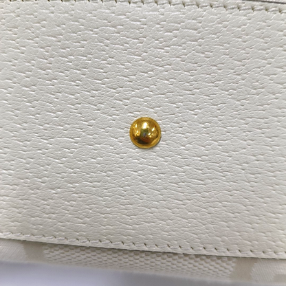 GUCCI Diana Small White Canvas Monogram Bamboo Handle Shoulder Bag Tote Bag Golden Hardware 2 Removable Straps-(SKU)-955631350
