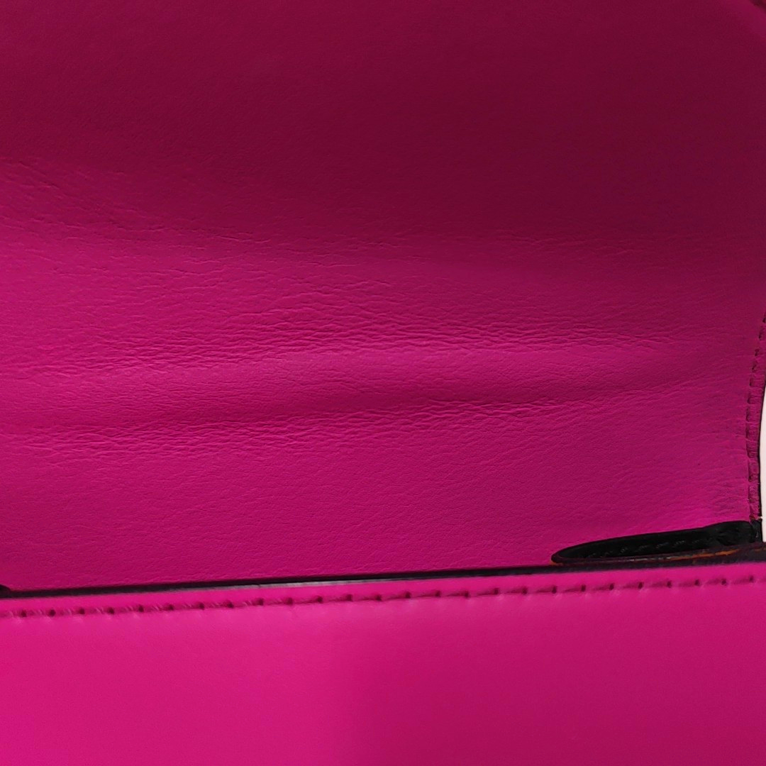 MCM PATRICIA Color-block leather laurel buckle shoulder bag/crossbody bag Silver Hardware-(SKU)-941172431