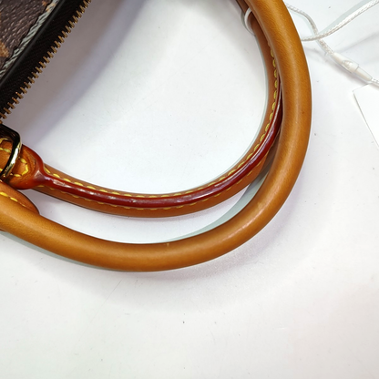 LOUIS VUITTON PALAIS Small Brown Coated Canvas Monogram Shoulder Bag with Removable Strap-(SKU)-935884573