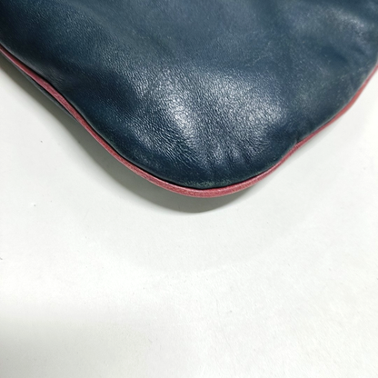LOEWE Blue cowhide single shoulder bag Silver Hardware-(SKU)-947351306